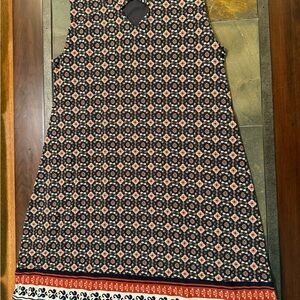 Magnolia Grace Women’s Multi Color Floral Stretch A-line Dress size XL